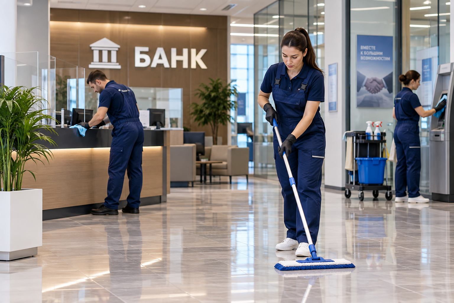 Уборка банков